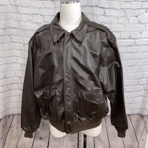 Cooper Type A-2 52R USAF Flight Horsehide Jacket Brown Bomber Coat Made in USA